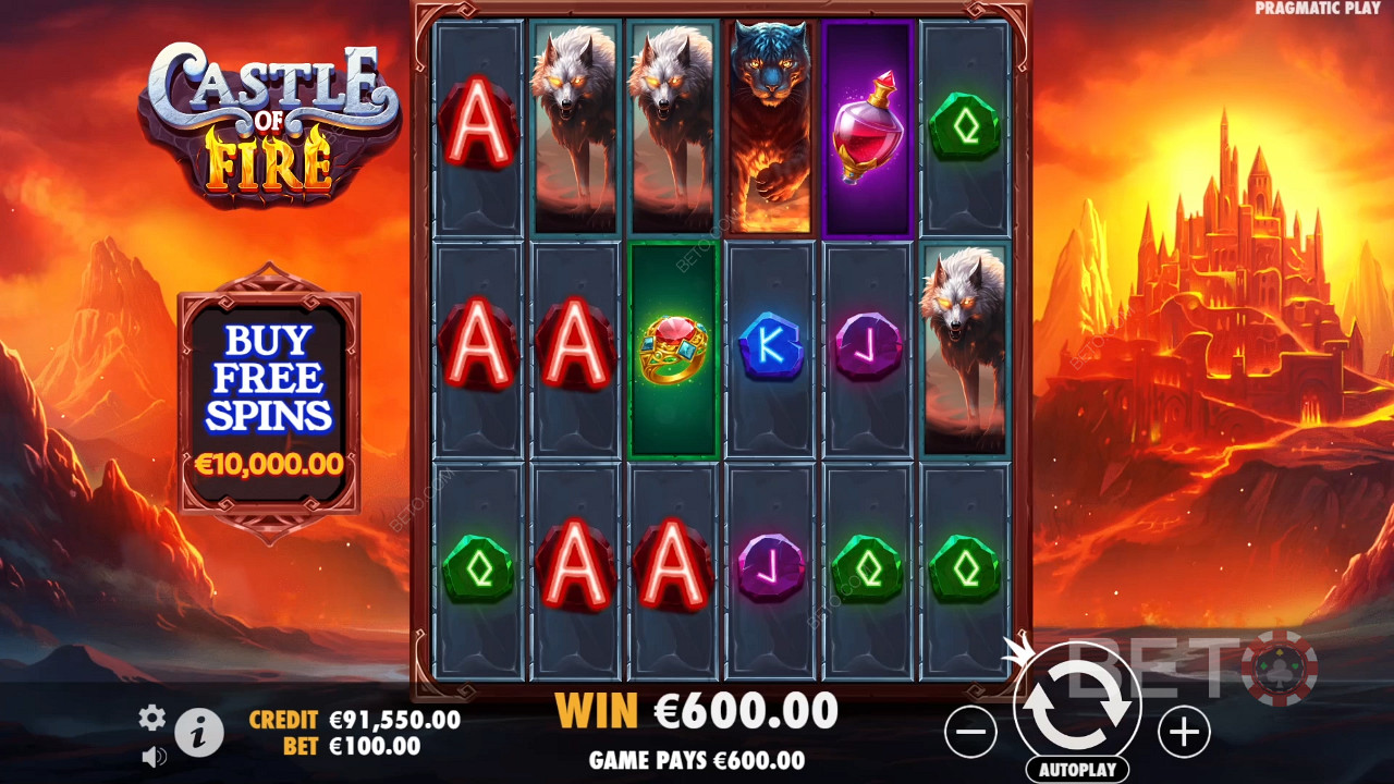 Castle of Fire felülvizsgálata a BETO Slots által