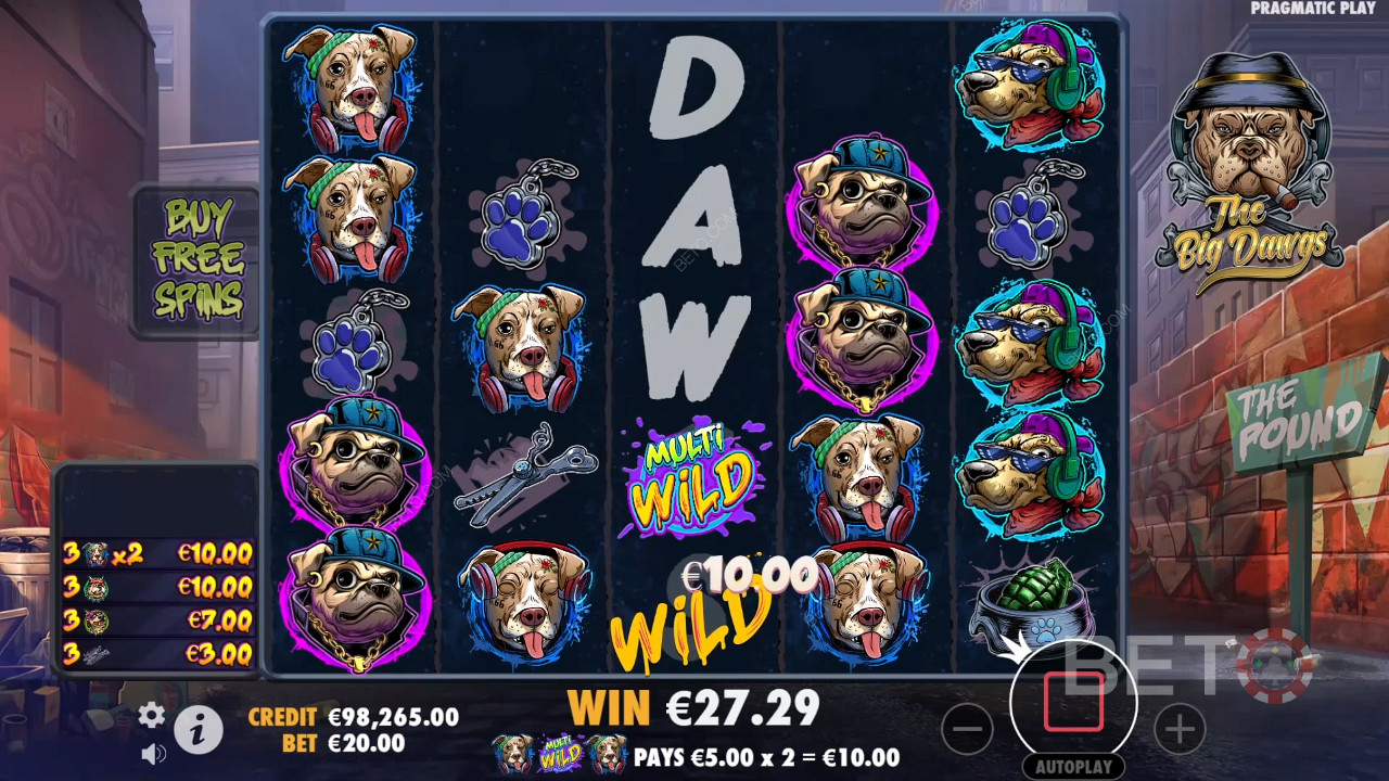 A Big Dawgs felülvizsgálata a BETO Slots által