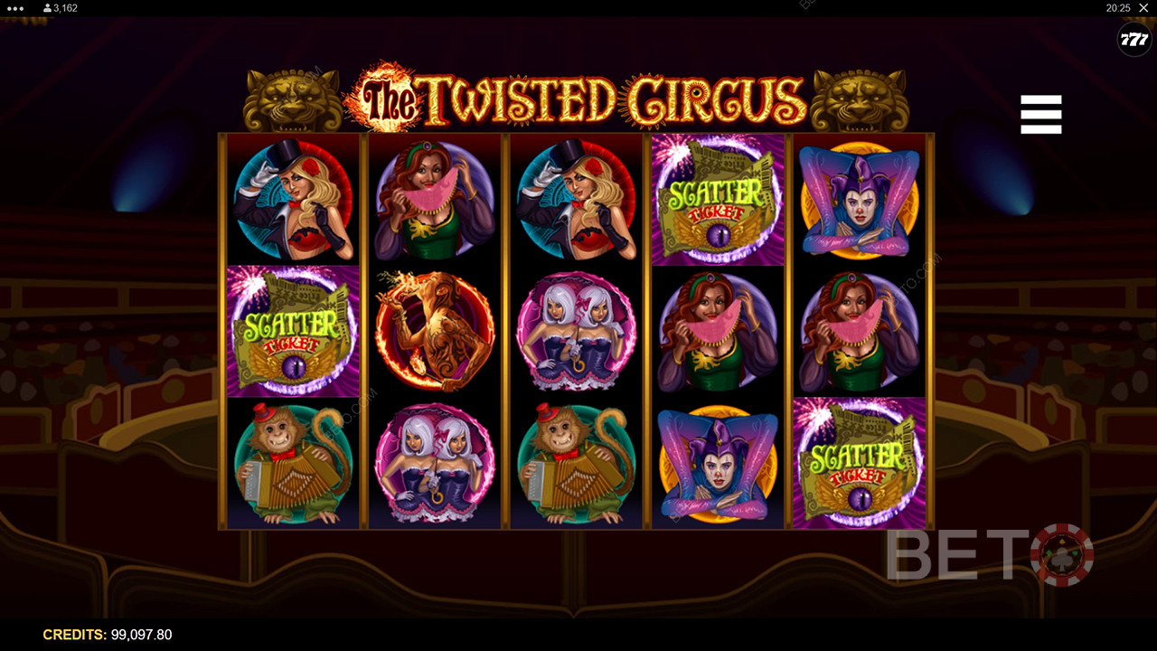 A Twisted Circus felülvizsgálata a BETO Slots által