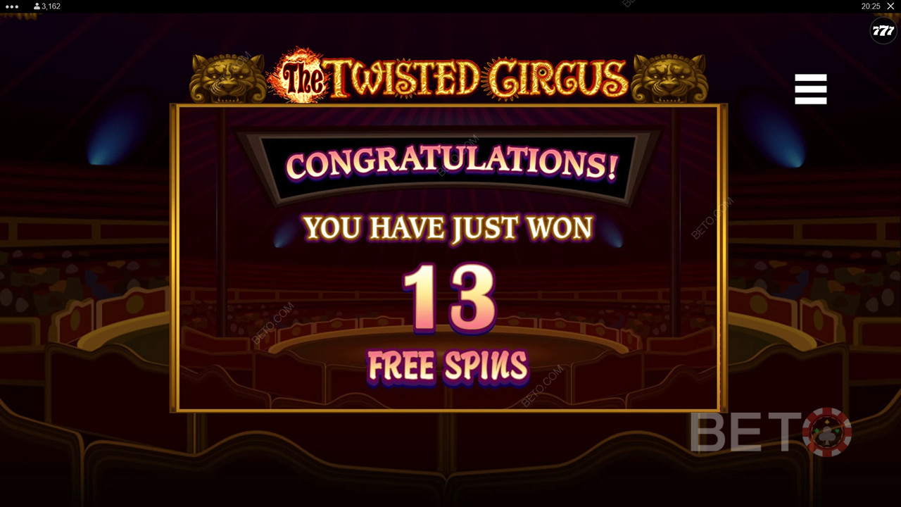 A bónusz funkciók magyarázata a The Twisted Circusban a következő által Microgaming