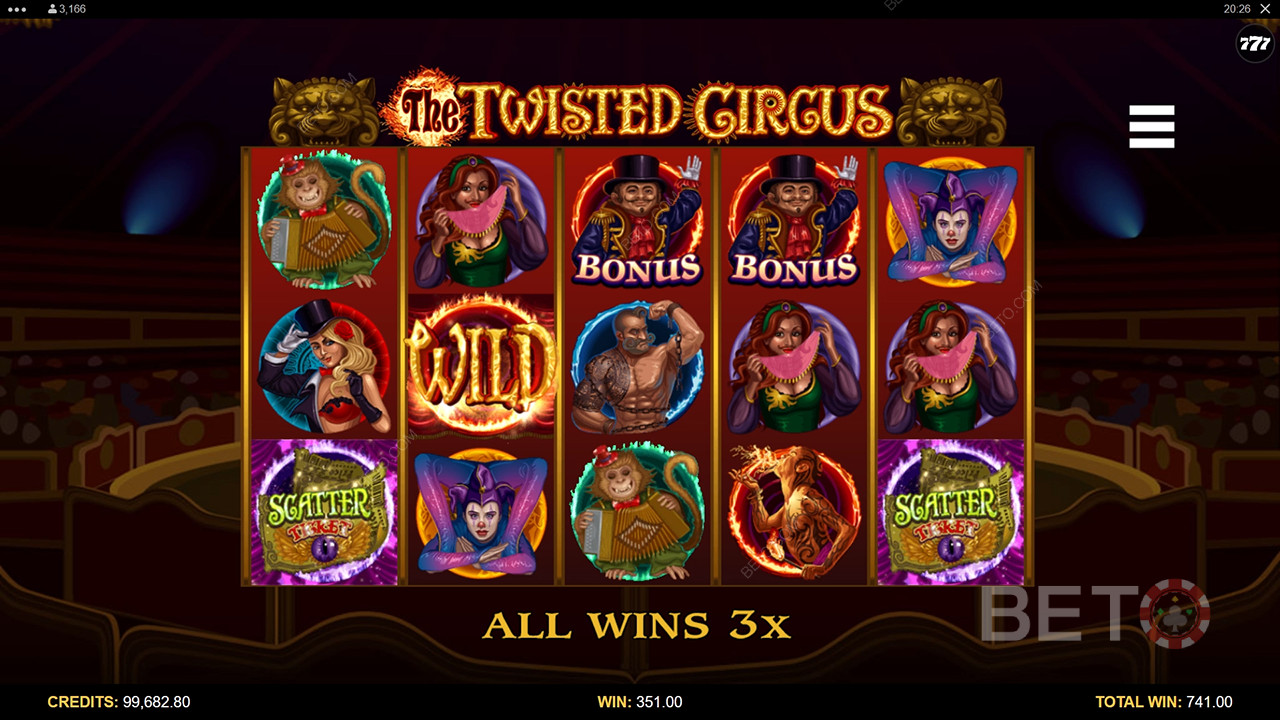 The Twisted Circus: Egy online nyerőgép, ami megéri a pörgetést?