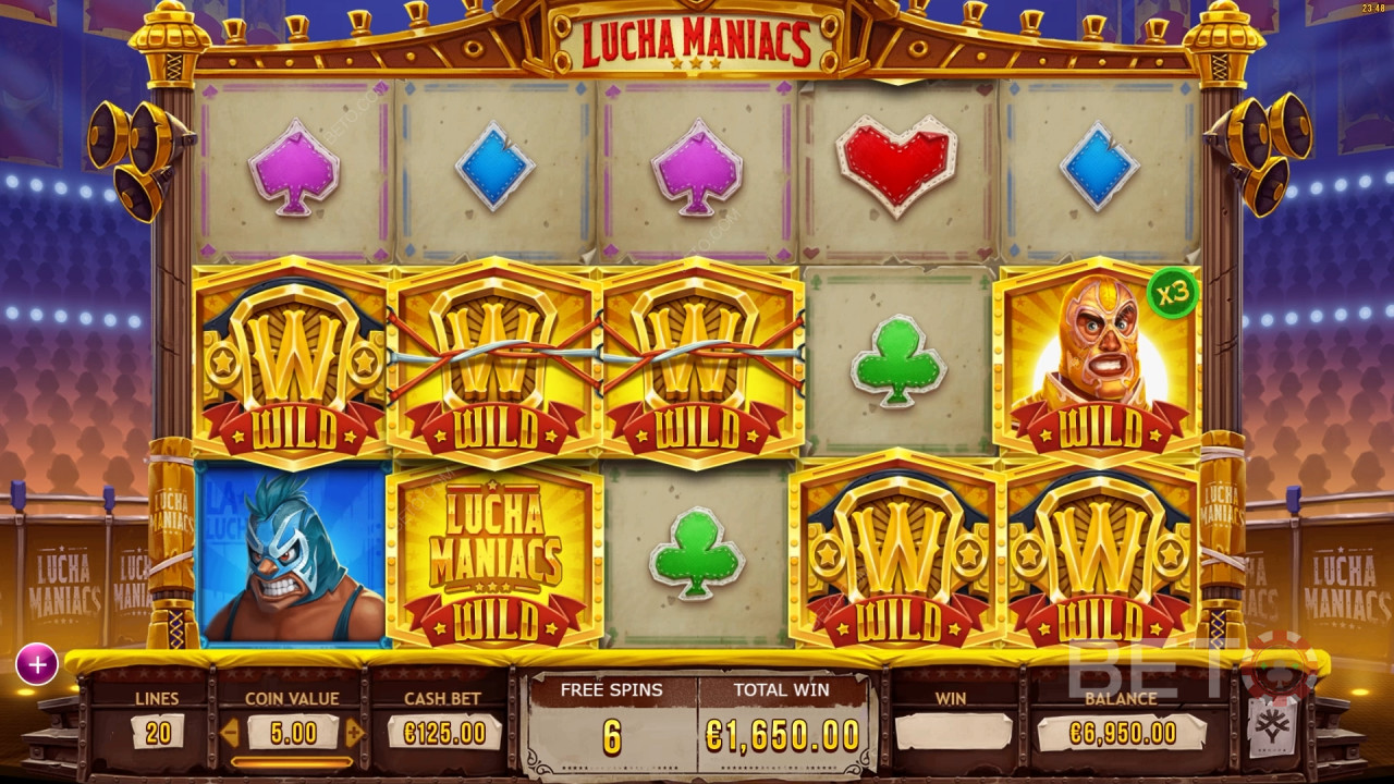 Lucha Maniacs felülvizsgálata BETO Slots által
