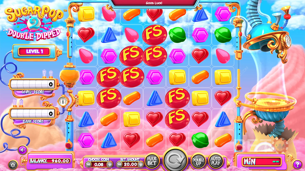 SugarPop 2: Double Dipped felülvizsgálata BETO Slots által