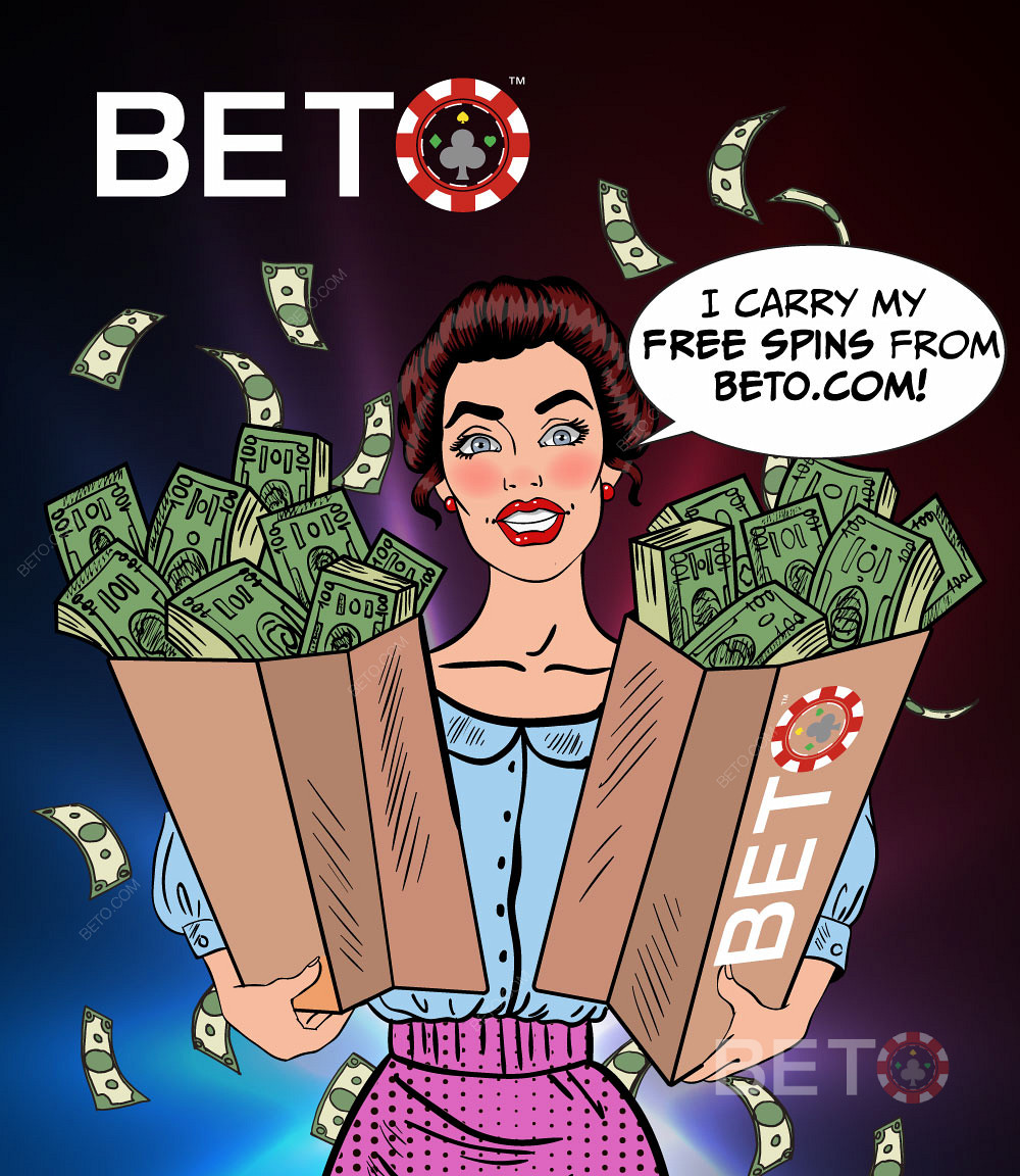 Szerezze meg kaszinó freespins és készpénz pörgetések a BETO.com-tól