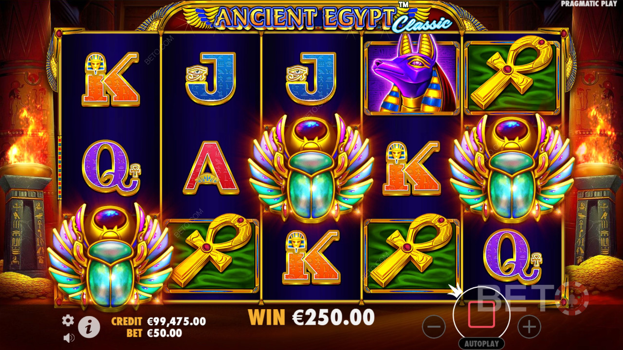 Ancient Egypt Classic felülvizsgálata a BETO Slots által