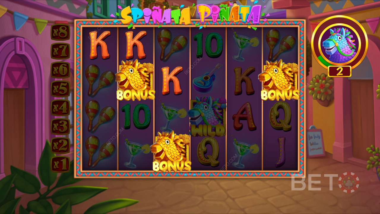 Spinata Pinata felülvizsgálata a BETO Slots által