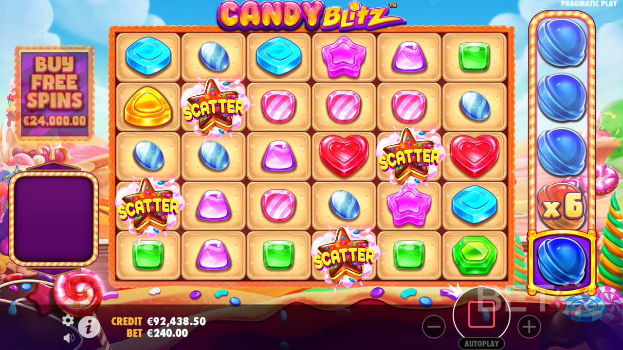 Candy Blitz felülvizsgálata a BETO Slots által