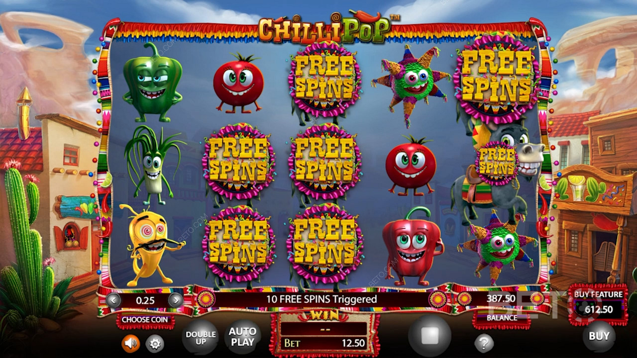 Chilli Pop - Egy nem progresszív nyerőgépes játék 110.000-es jackpottal!