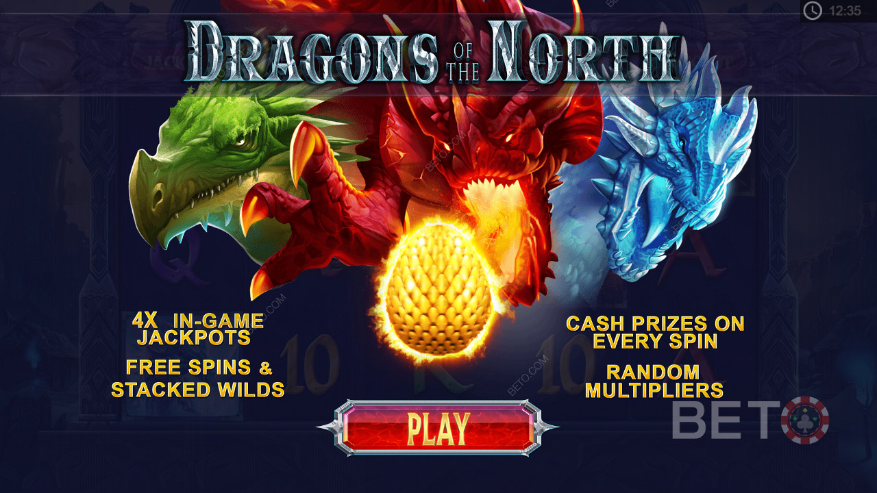 Dragons of the North Videó nyerőgép