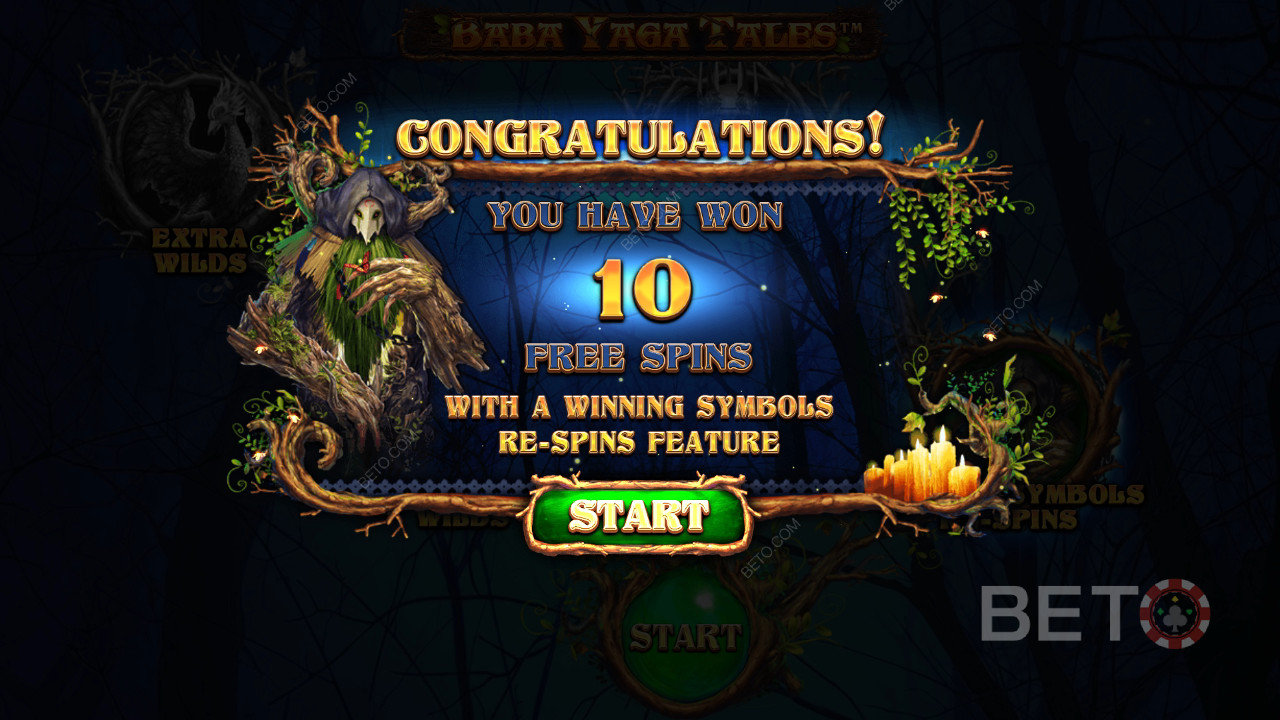 Nyerd meg téted 1000-szeresét a Baba Yaga Tales online nyerőgépen!