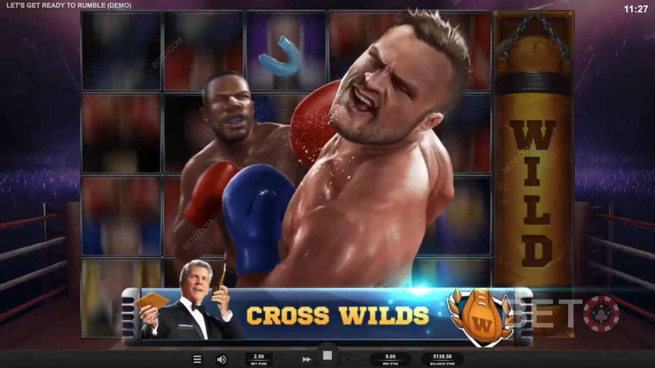 Cool Cross Wilds módosító a Rumble Spins játékban