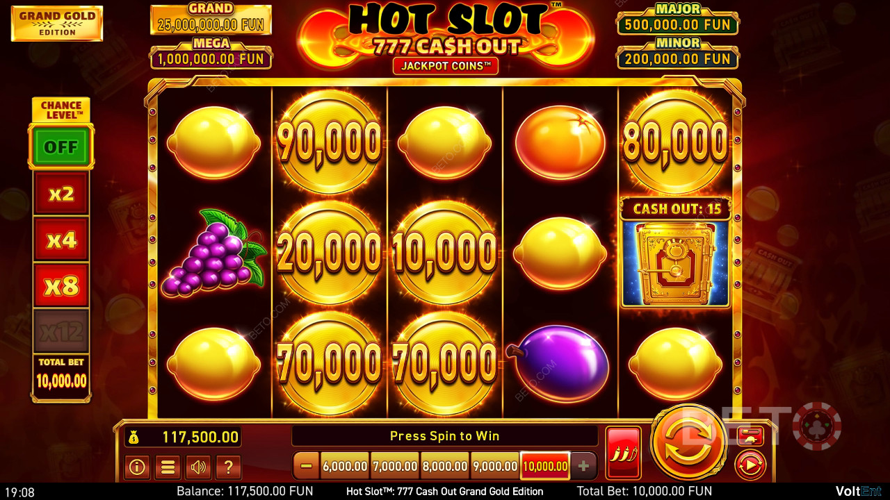 Hot Slot: 777 Cash Out Grand Gold Edition felülvizsgálata a BETO Slots által