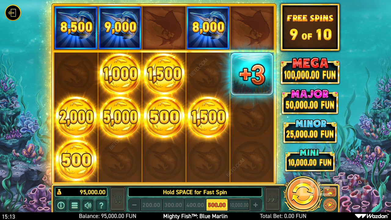 Mighty Fish: Blue Marlin felülvizsgálata BETO Slots által