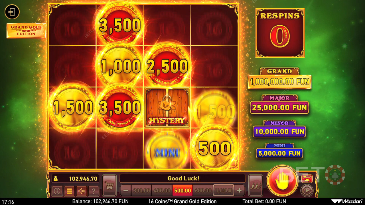Megéri a 16 Coins Grand Gold Edition online nyerőgép?
