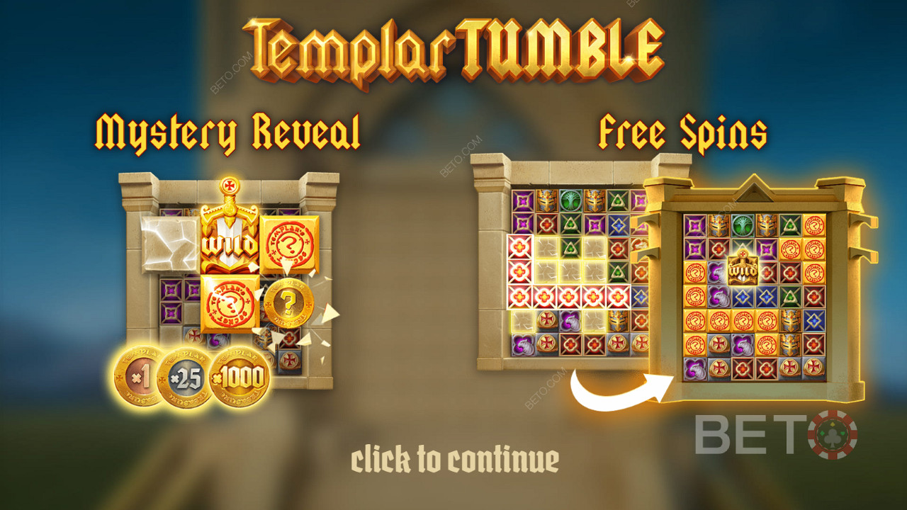 Intro képernyő a Templar Tumble