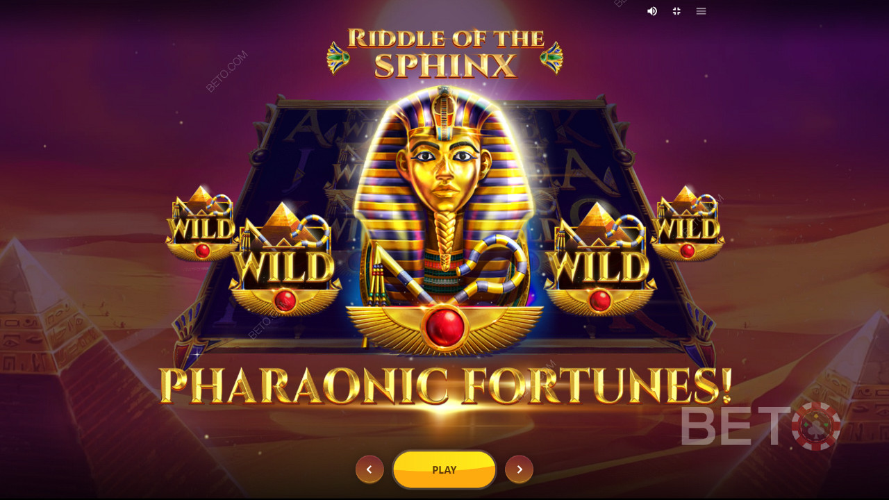 Pharaonic Fortunes speciális bónusz a Riddle Of The Sphinx