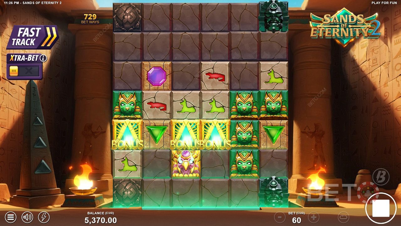 Sands of Eternity 2 felülvizsgálata BETO Slots által