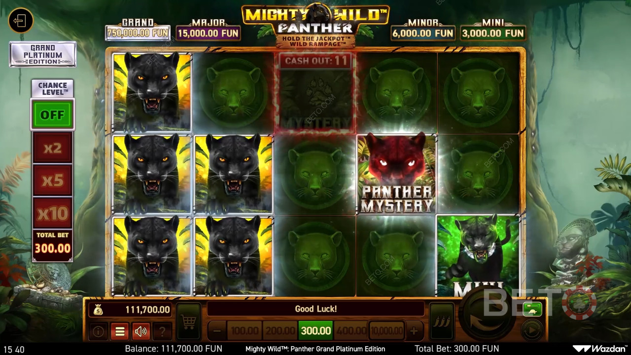 Mighty Wild: Panther Grand Platinum Edition felülvizsgálata BETO Slots által