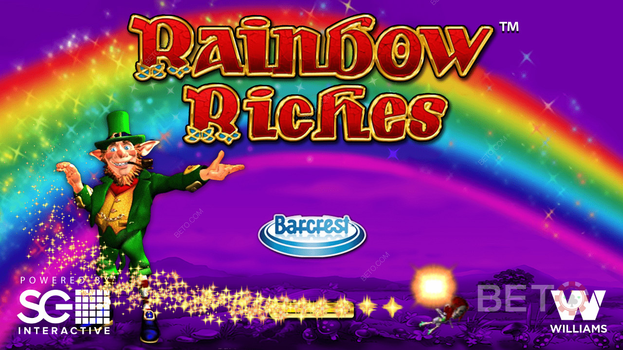 Rainbow Riches online slot nyitóképernyő