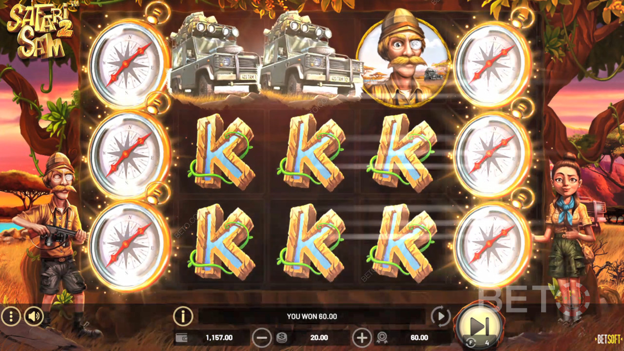 Safari Sam 2 felülvizsgálata BETO Slots által