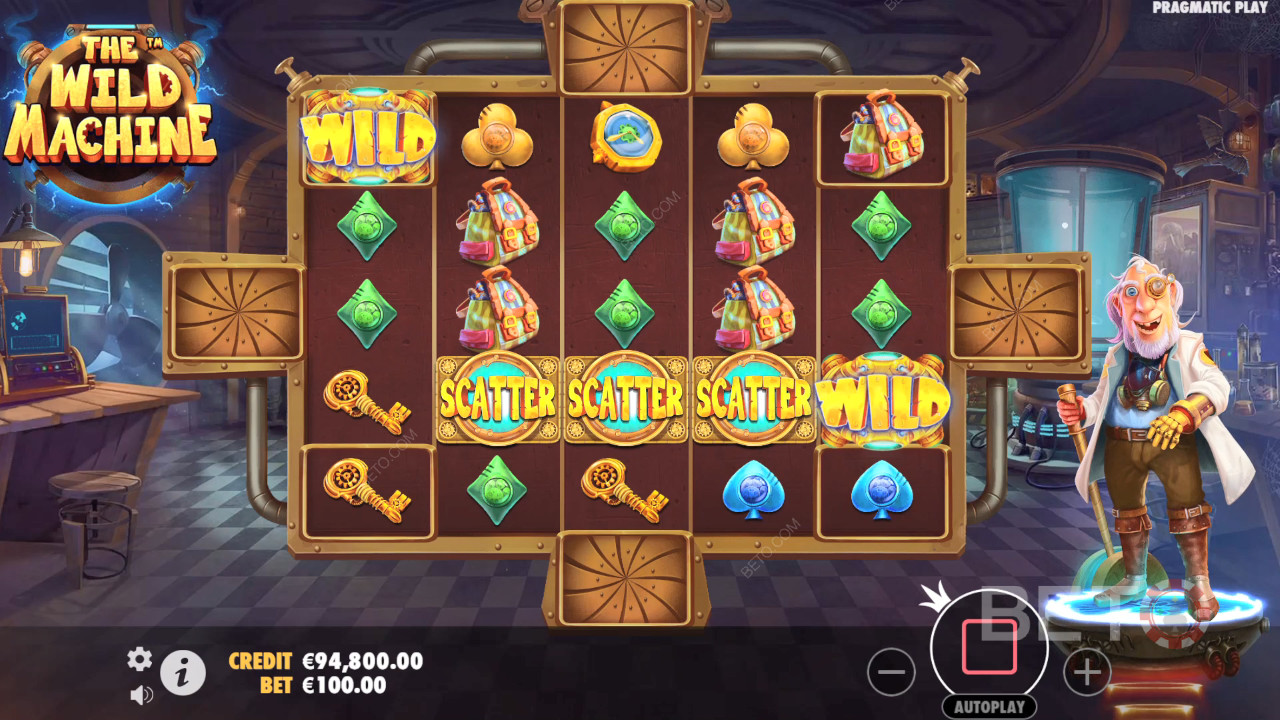 A Wild Machine felülvizsgálata a BETO Slots által