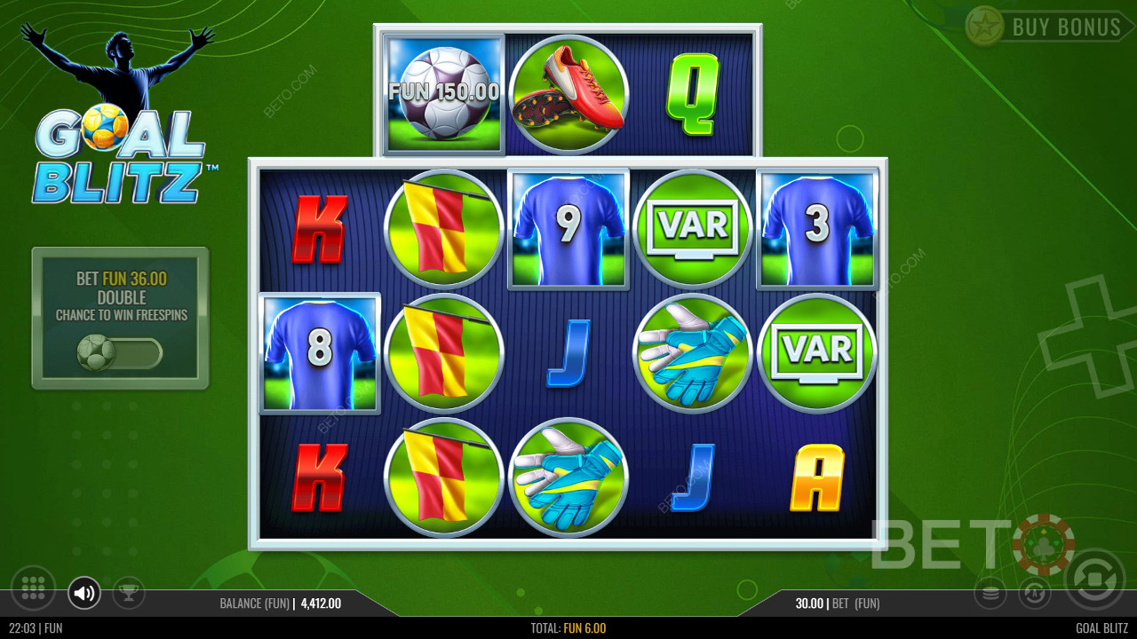 Goal Blitz felülvizsgálata a BETO Slots által
