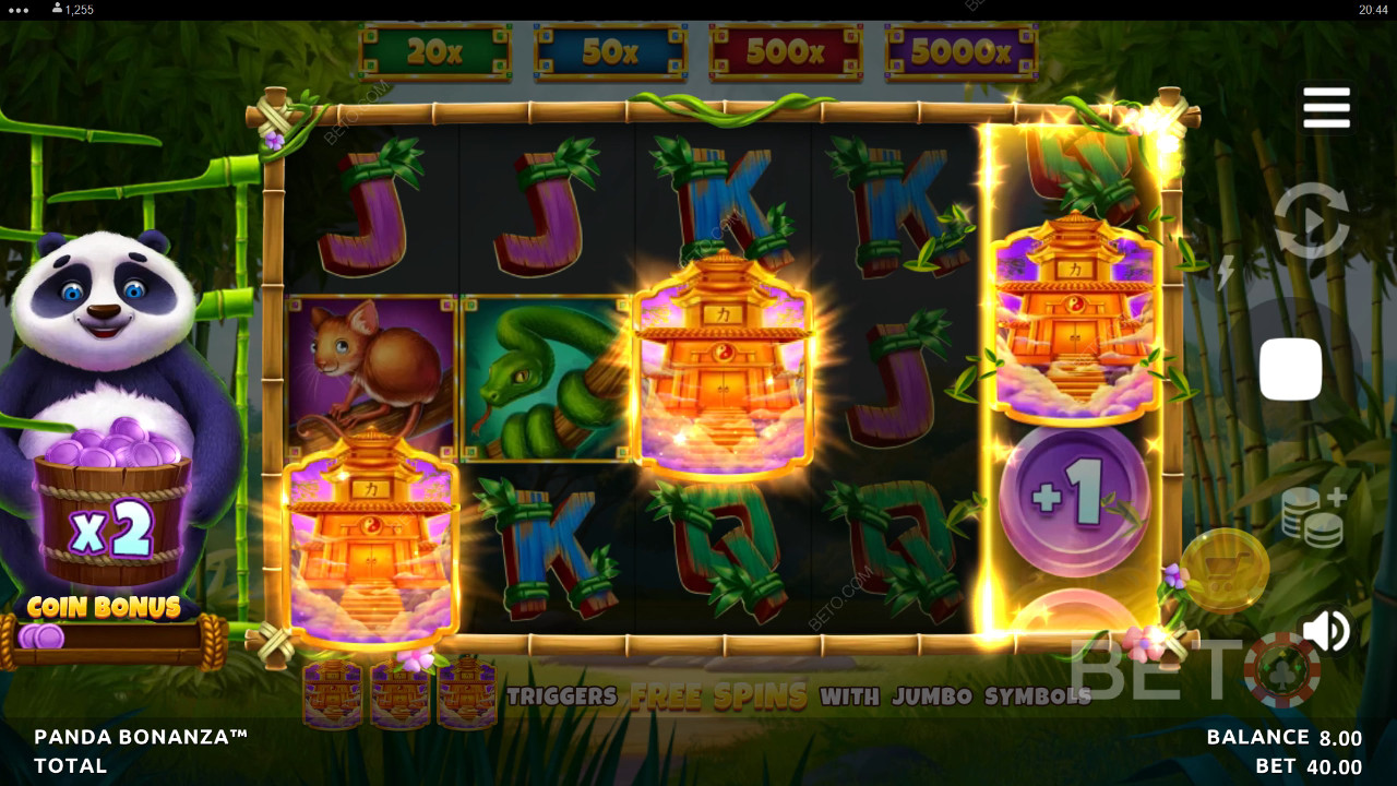 Panda Bonanza felülvizsgálata a BETO Slots által