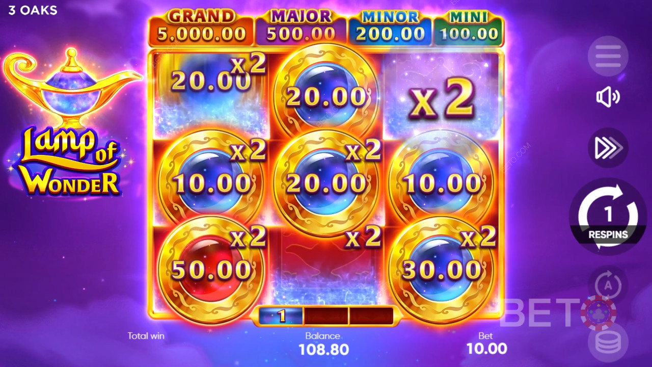 Lamp of Wonder felülvizsgálata BETO Slots által