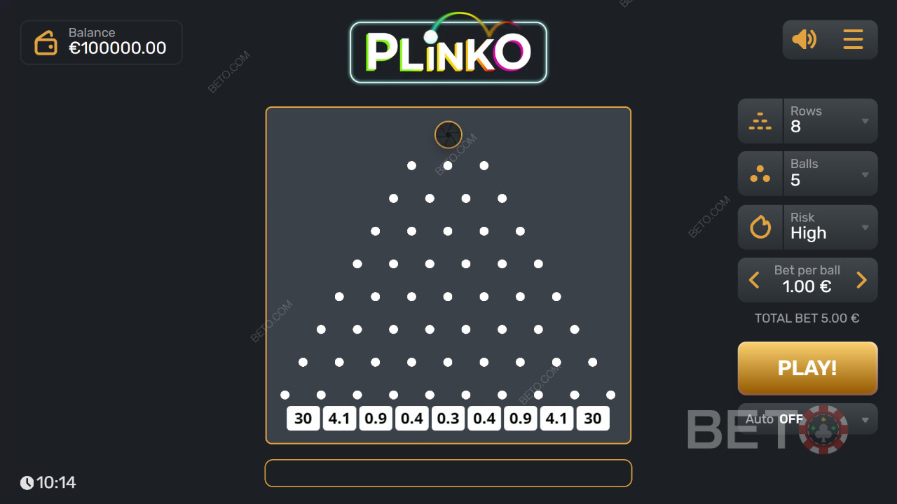 Bónusz funkciók magyarázata a Plinko by Gaming Corps játékban