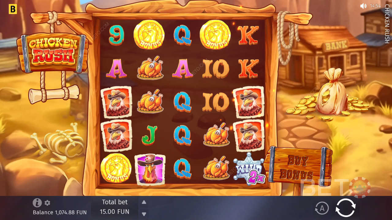 Chicken Rush felülvizsgálata BETO Slots által