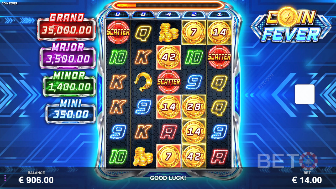 Coin Fever felülvizsgálata BETO Slots által
