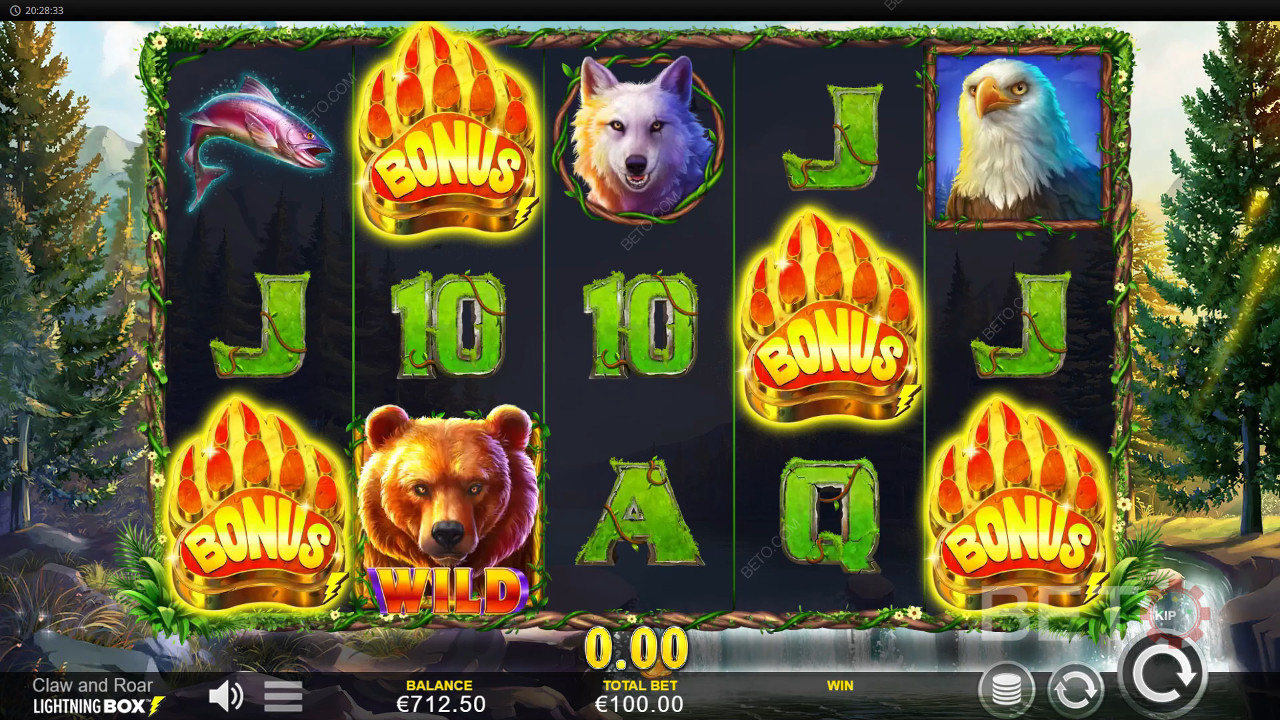 Claw and Roar felülvizsgálata BETO Slots által