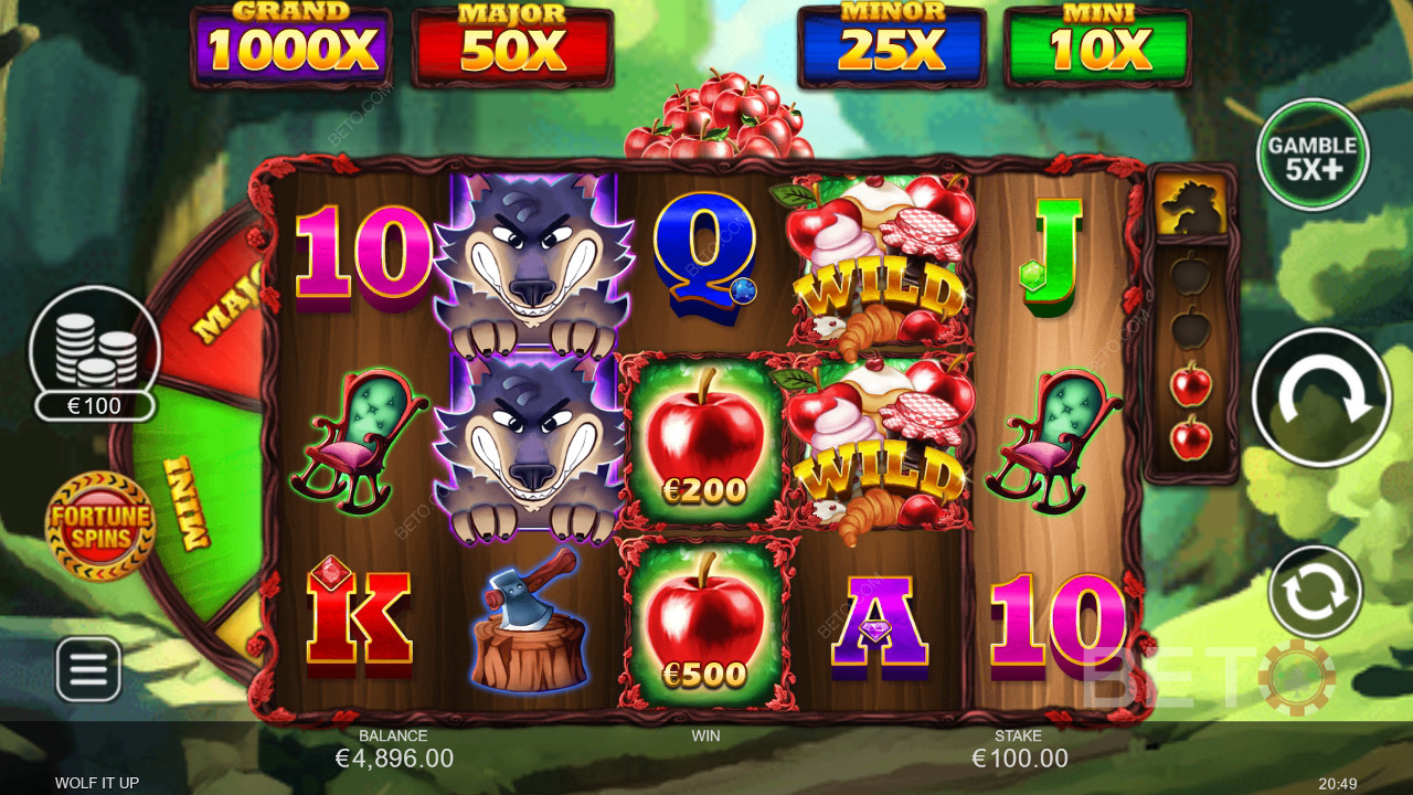 A Wolf It Up által magyarázott bónusz funkciók Inspired Gaming