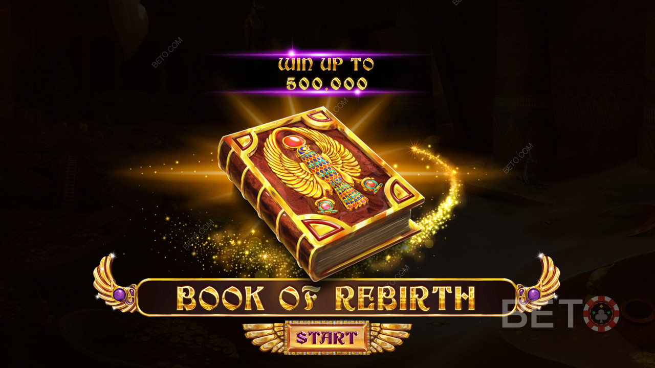 Betöltési képernyő a Book Of Rebirth