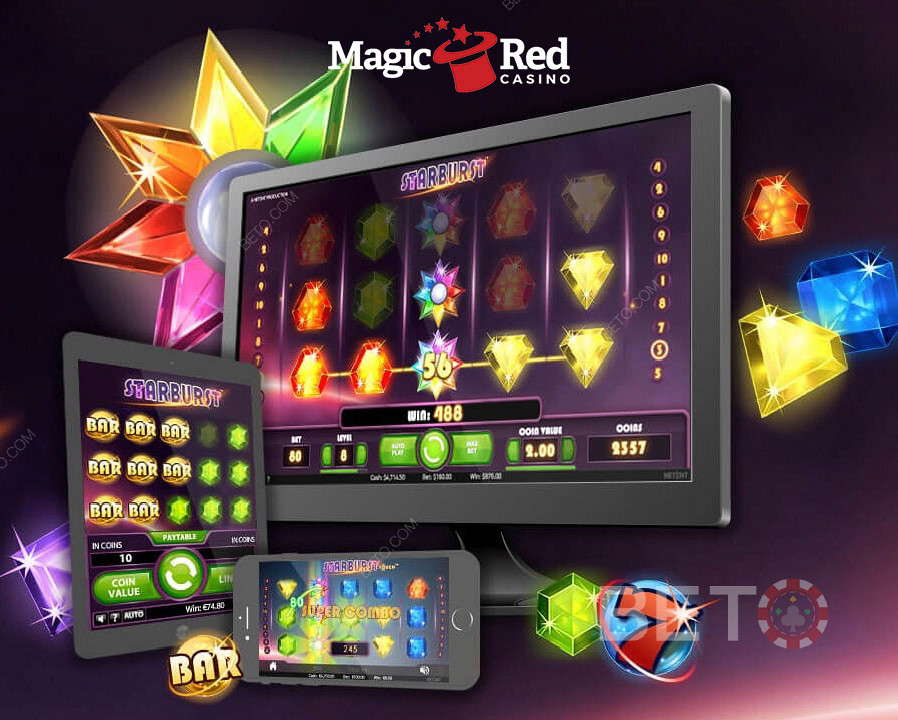 Kezdj el játszani ingyenesen a MagicRed mobil kaszinó.