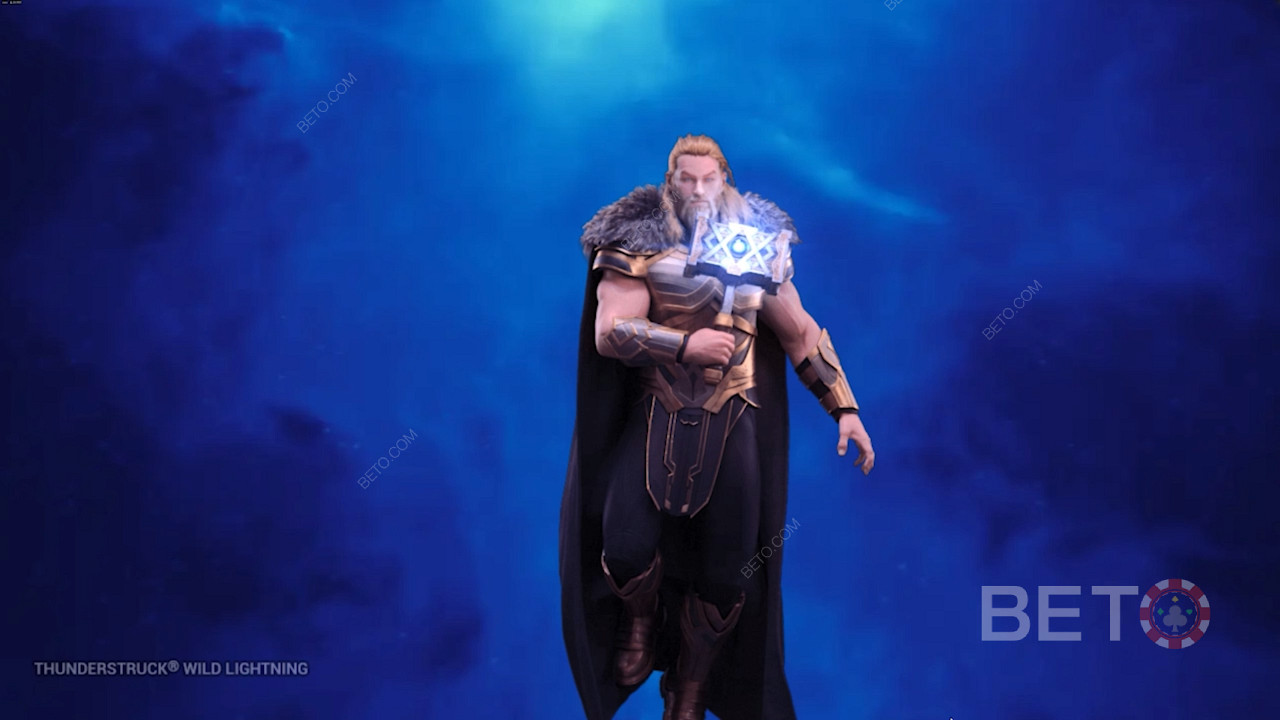 Thor az egyetlen istenség a Thunderstruck Wild Lightning online nyerőgépben.