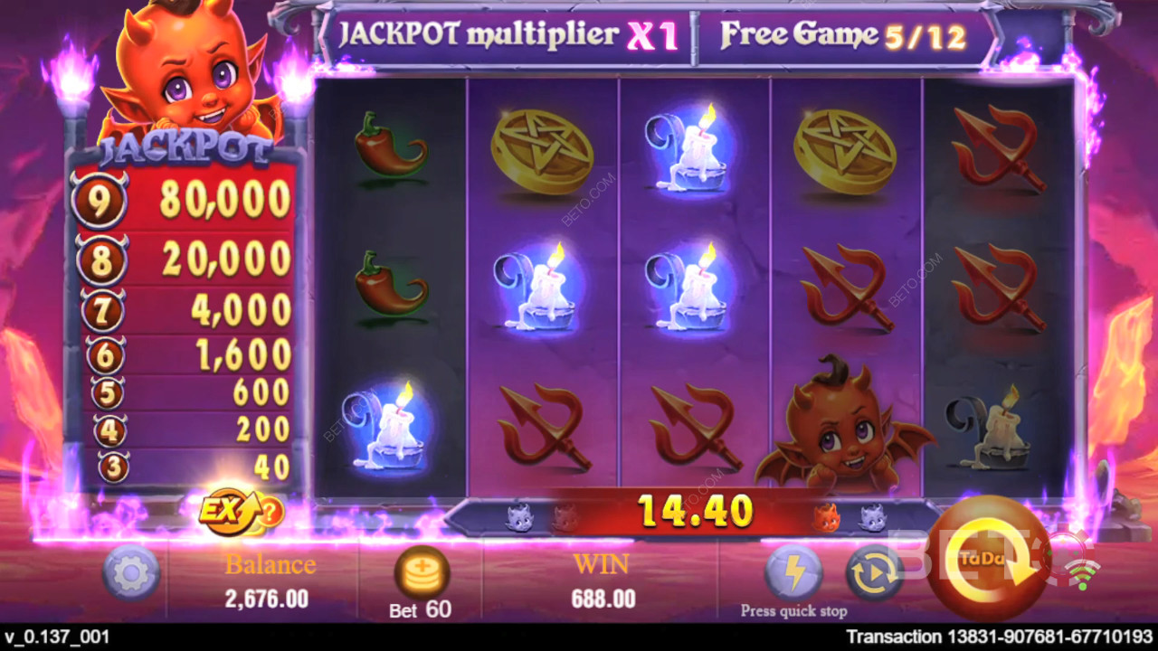 Nyerd meg téted 10,000-szeresét a Devil Fire online nyerőgépen!