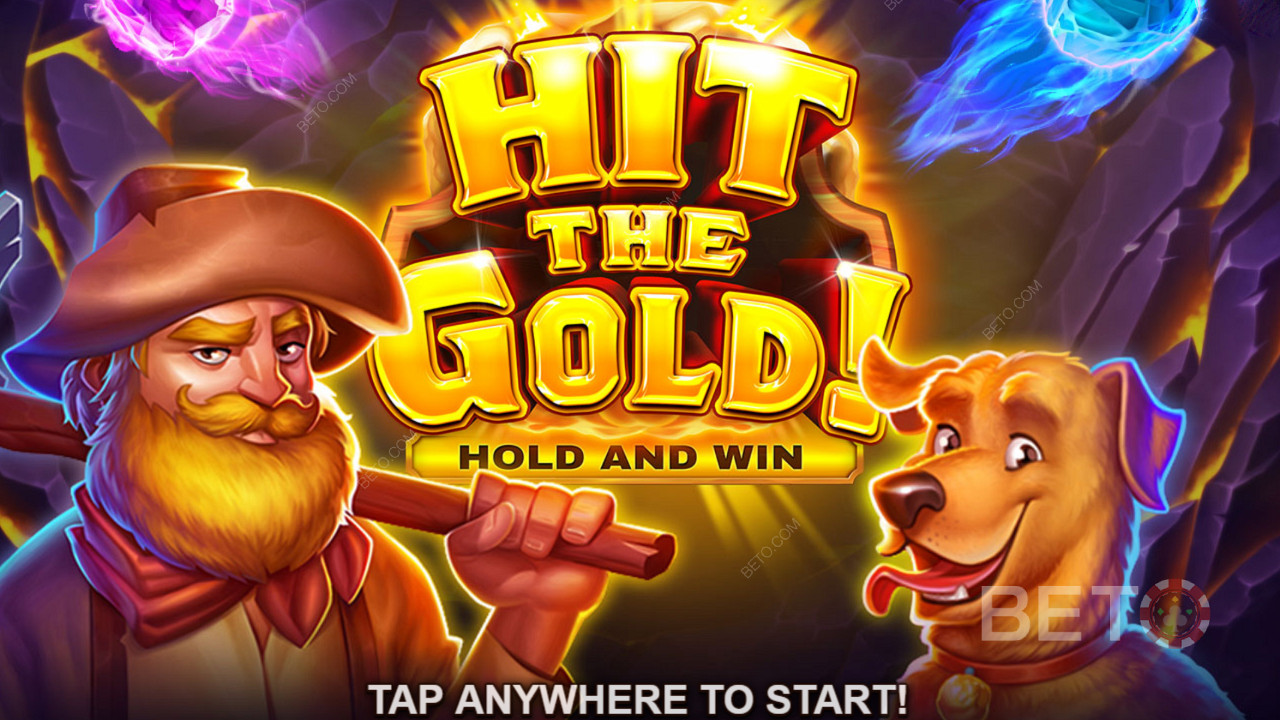 Ásd fel a meg nem énekelt és elveszett gazdagságokat a feltűnő Hold & Win játékban, a Hit the Gold! online nyerőgépen.