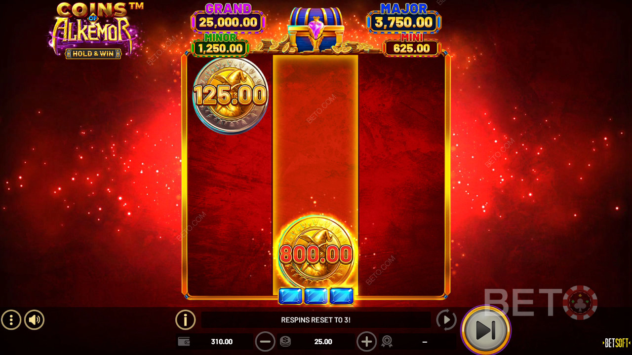 Nyerd meg téted 3,600-szorosát az Alkemor Coins of Alkemor - Hold & Win nyerőgépen!