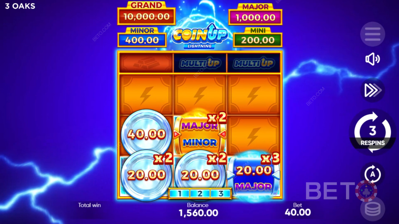 Ítélet a Coin Up számára: Lightning online nyerőgép