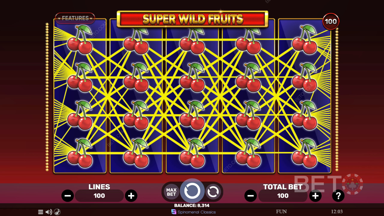 Super Wild Fruits felülvizsgálata BETO Slots által
