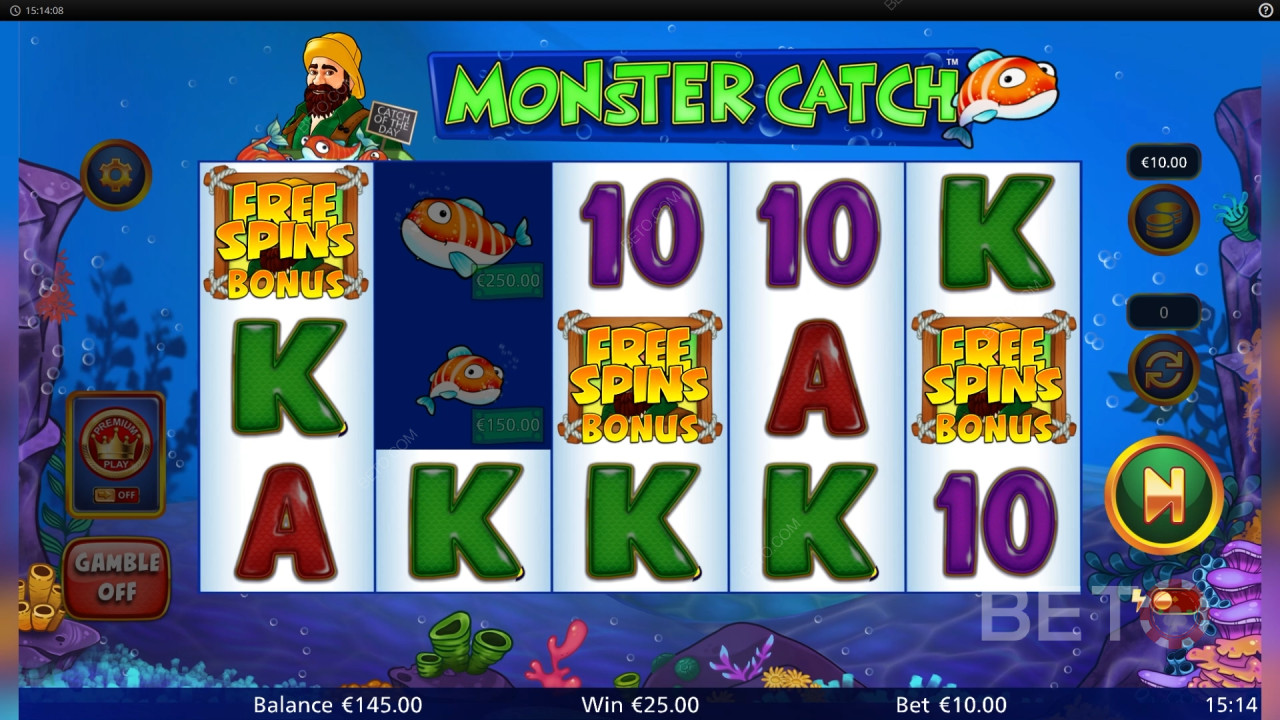 Monster Catch felülvizsgálata a BETO Slots által