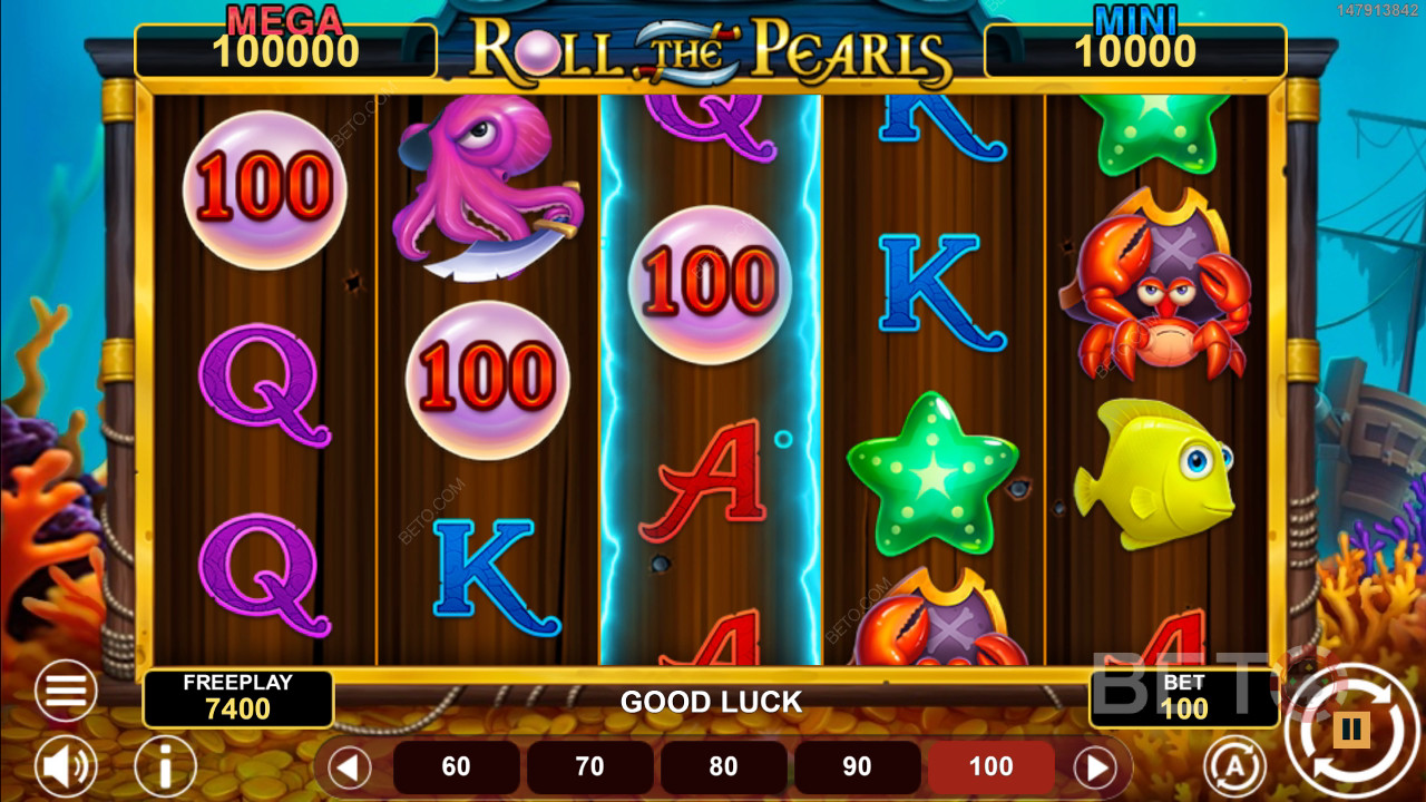 Roll The Pearls Hold & Win felülvizsgálata a BETO Slots által