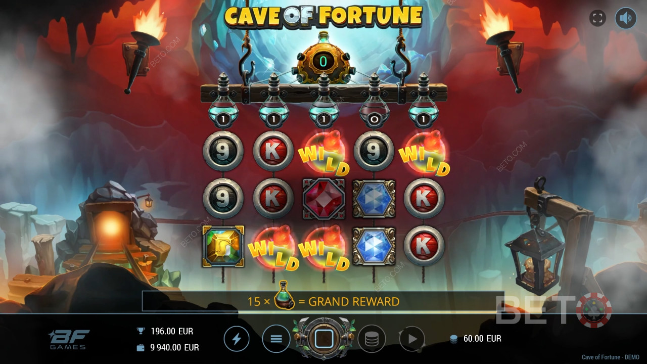 Cave of Fortune felülvizsgálata a BETO Slots által