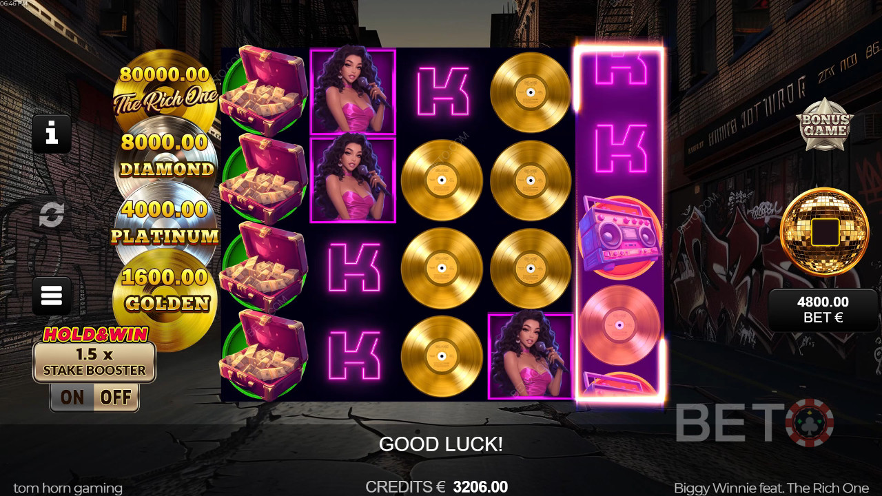 Biggy Winnie feat. The Rich One felülvizsgálata BETO Slots által