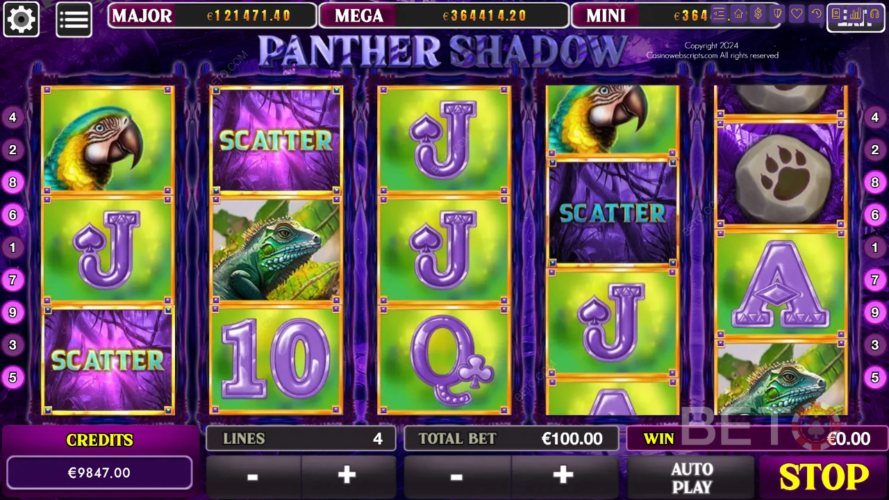 Panther Shadow felülvizsgálata a BETO Slots által