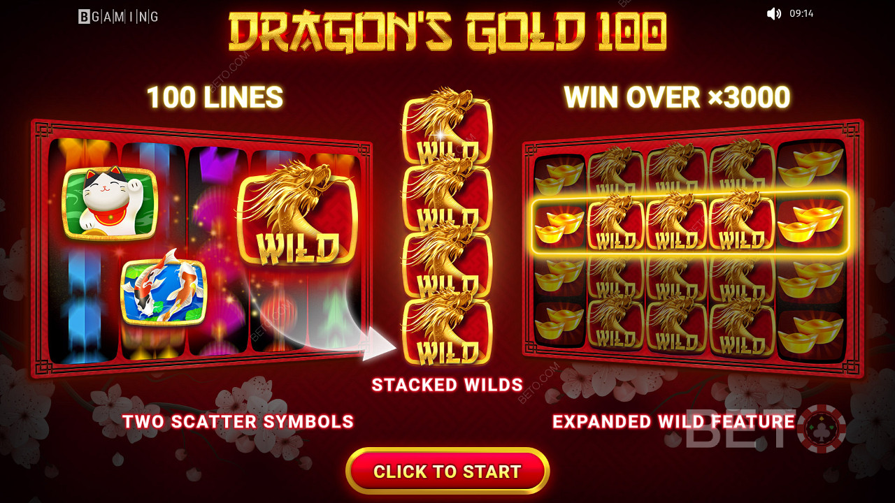 Ne hagyd ki az izgalmas Scatter szimbólumokat a Dragons Gold játékban!