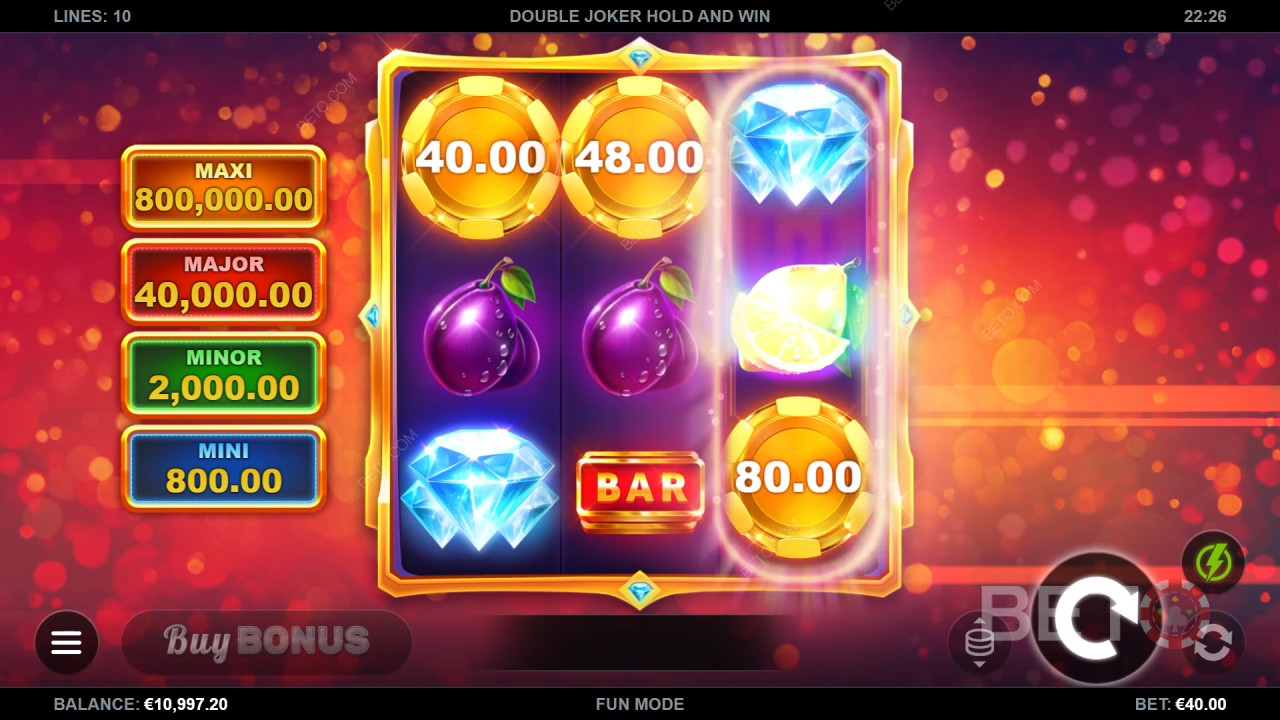 Double Joker Hold and Win felülvizsgálata a BETO Slots által