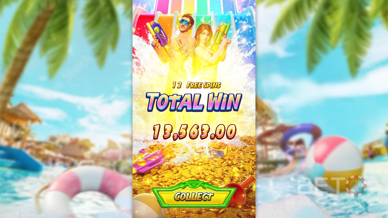 Bónusz funkciók magyarázata a Songkran Splash-ben a következő által PG Soft