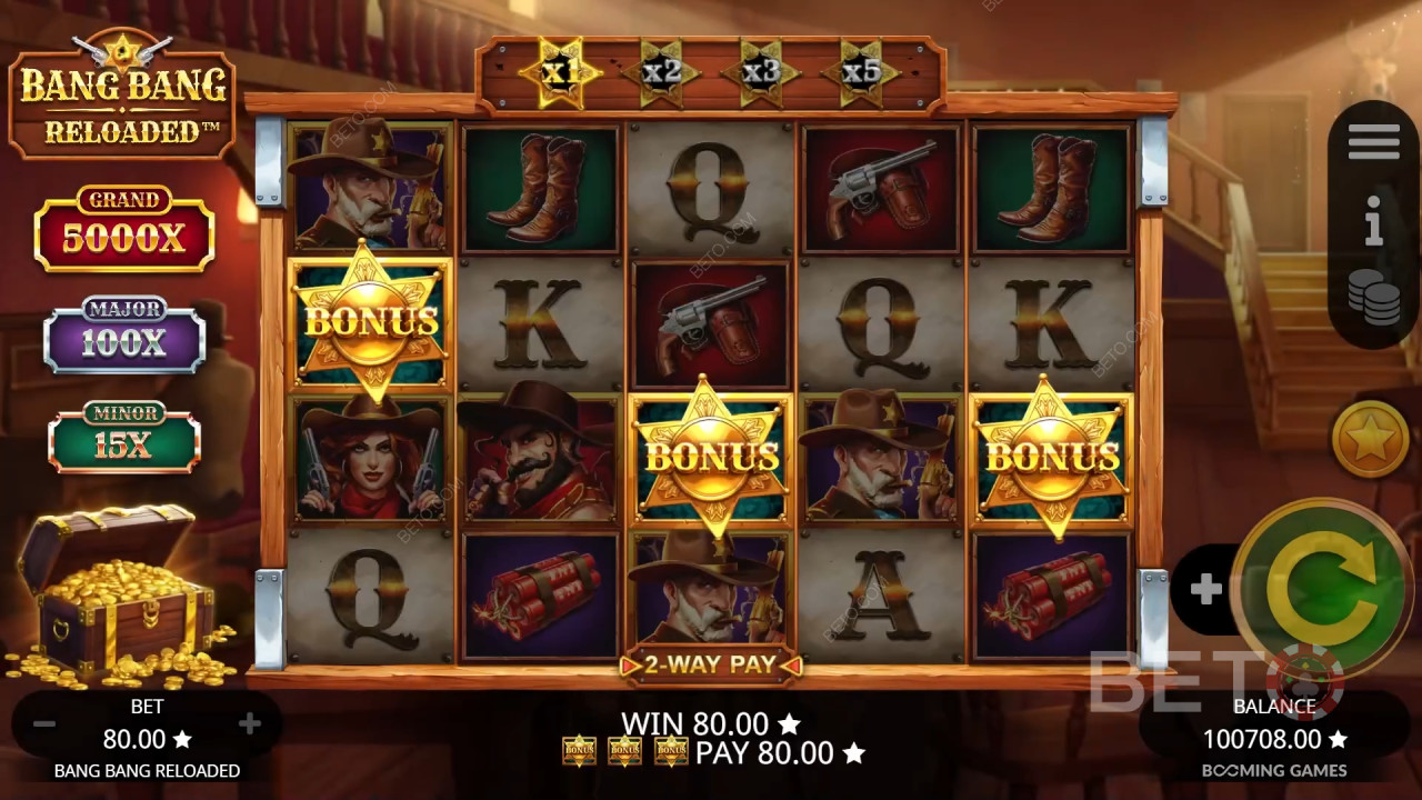 Bang Bang Reloaded felülvizsgálata BETO Slots által